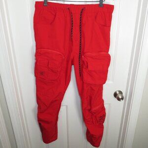 Smoke Rise Cargo Nylon Utility Jogger Pants Size Medium - 29" Inseam Streetwear
